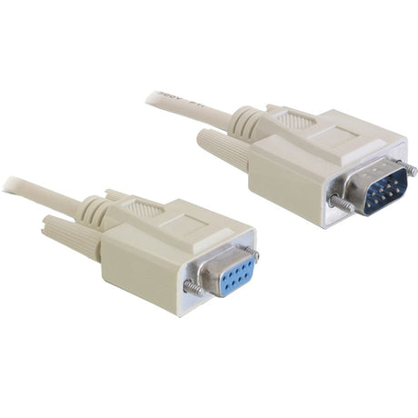 Delock seriel rs-232 forlænger 9 ben han > 9 ben hun, 1 m kabel (82984)
