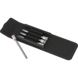 Wera 8767 a torx® hf 1 zyklop bit topnøglesæt torx topnøgle (sort sølv, 4-delt, med holdefunktion, 1 4-drev)