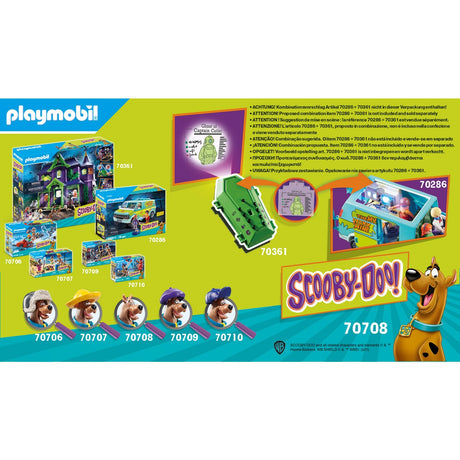 Playmobil Scooby Doo! - eventyr med spøgelses- eller kaptajnbestiksbyggelegetøj (70708)