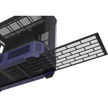 Thermaltake view 600 tg fremtidig dusk stort tårnhus (lilla sort | 2x USB-A | 1x USB-C | hærdet glas)