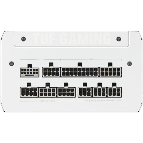 Asus tuf gaming gold white edition modulær 1000 watt strømforsyning (hvid, 1x 12v-2x6, 4x pcie)