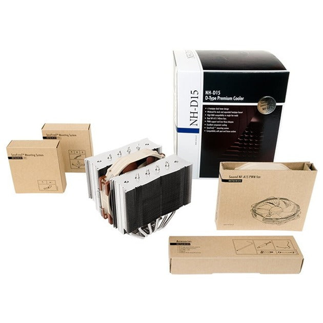 Noctua NH-D15 CPU-køler (4-bens PWM blæserstik)