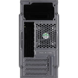 Aerocool CS-108 mini tårnhus (sort | 2x USB-A)