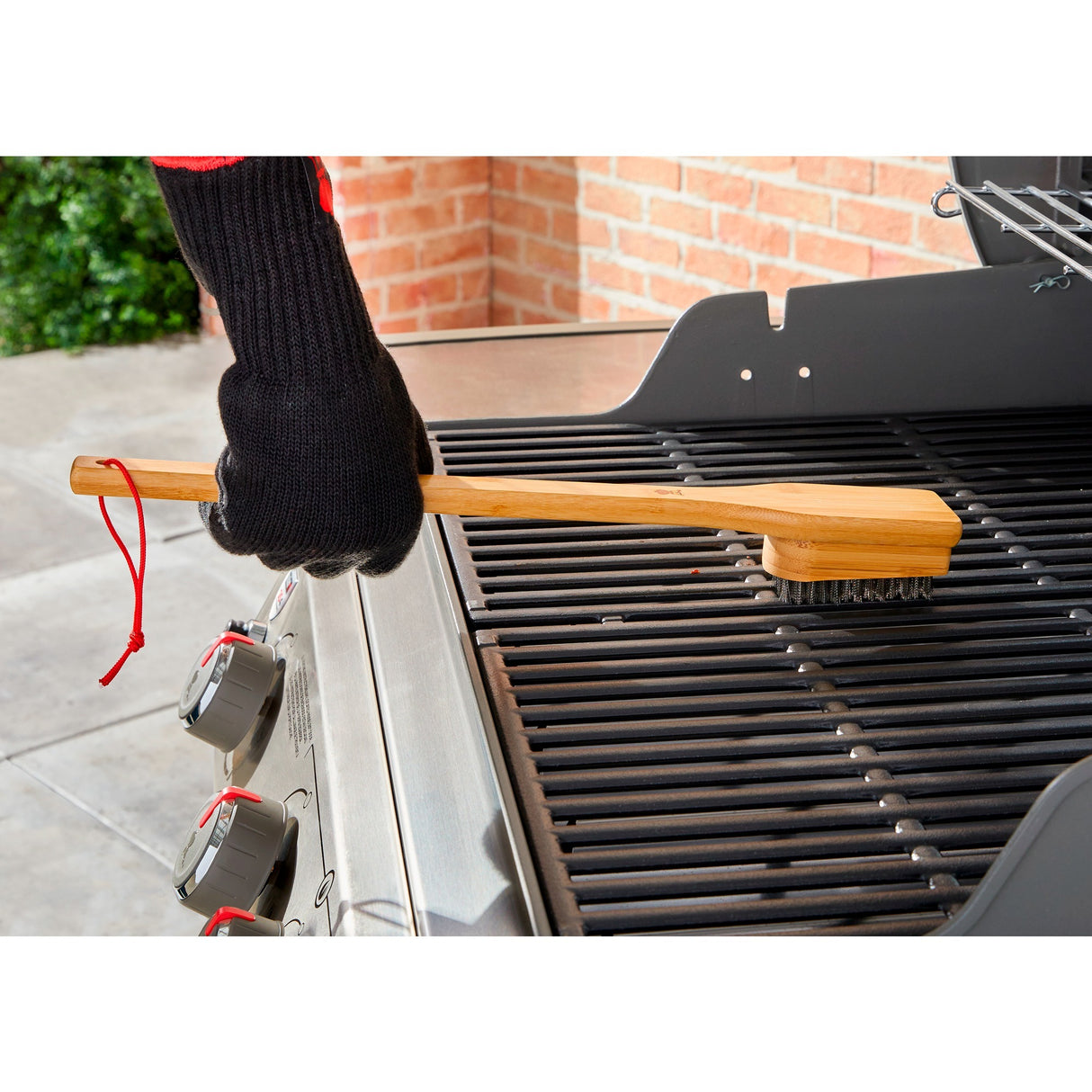 Weber rensebørste - rensebørste til bambusgrill (45 cm)