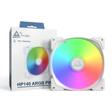 Montech hp140 argb pwm kabinet blæser (hvid, 140 x 140 x 25 mm)
