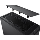 Vær stille! pure base 600 midi tårnhus (sort | 2x USB-A)
