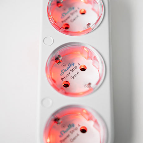Shelly power strip gen4 stekkerdoos (wit, wifi, bluetooth, zigbee)