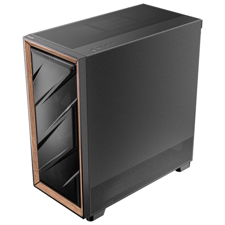 Antec Flux Midi Tower-hus (sort | 2x USB-A | 1x USB-C | hærdet glas)
