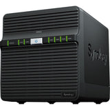 Synology diskstation ds423 nas (sort, 2x rj-45, 2x usb-a 3.2 (5 gbit s))