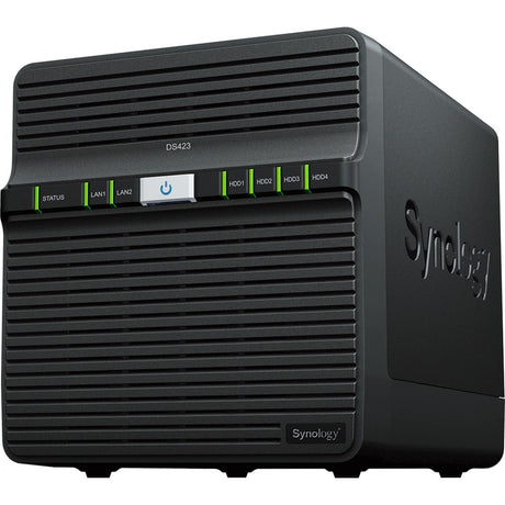 Synology diskstation ds423 nas (sort, 2x rj-45, 2x usb-a 3.2 (5 gbit s))