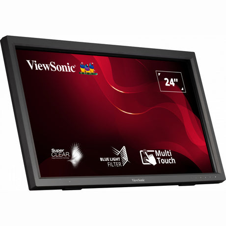 Viewsonic IR berøringsskærm TD2423 24 (sort, 1x HDMI, VGA, DVI-D, USB-A, USB-B)