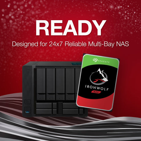Seagate ironwolf 4 TB harddisk (ST4000VN006, SATA 600, 24 7)