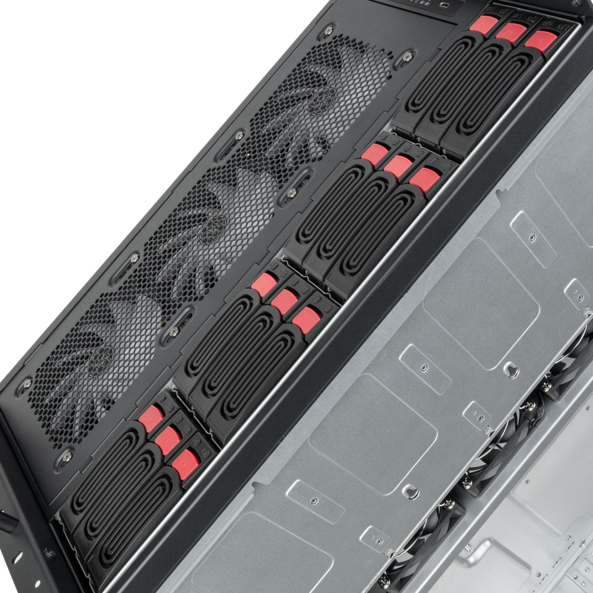 Silverstone rm61-312, rack, serverkabinet (sort | 6u)
