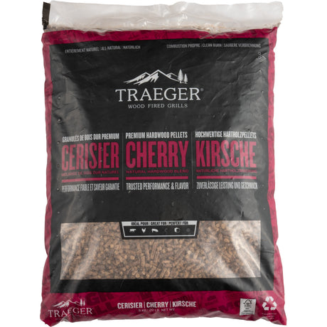 Traeger pellets af hårdttræskirsebærbrændsel (9 kg)