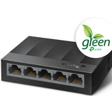 Tp-link ls1005g switch (sort, ikke-administreret)
