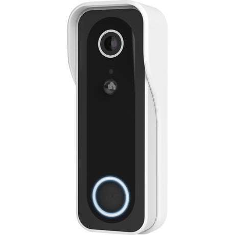 Trust doorcam-3000 smart WiFi dørklokkekamera (hvid sort, 2,4 GHz WiFi)