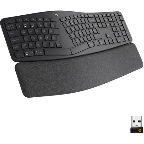 Logitech k860 ergo tastatur (sort, 100%, bluetooth, us international iso)