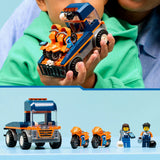 Lego city 60491 motorcykel transporter