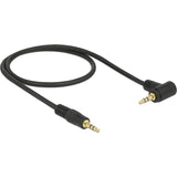 Delock 3,5 mm hankablet > 3,5 mm hankabel (sort, 1 meter)