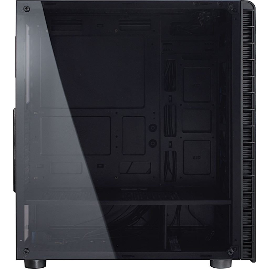 Inter-tech cxc2 midi tårnhus (sort | 3x usb-a | vindue)