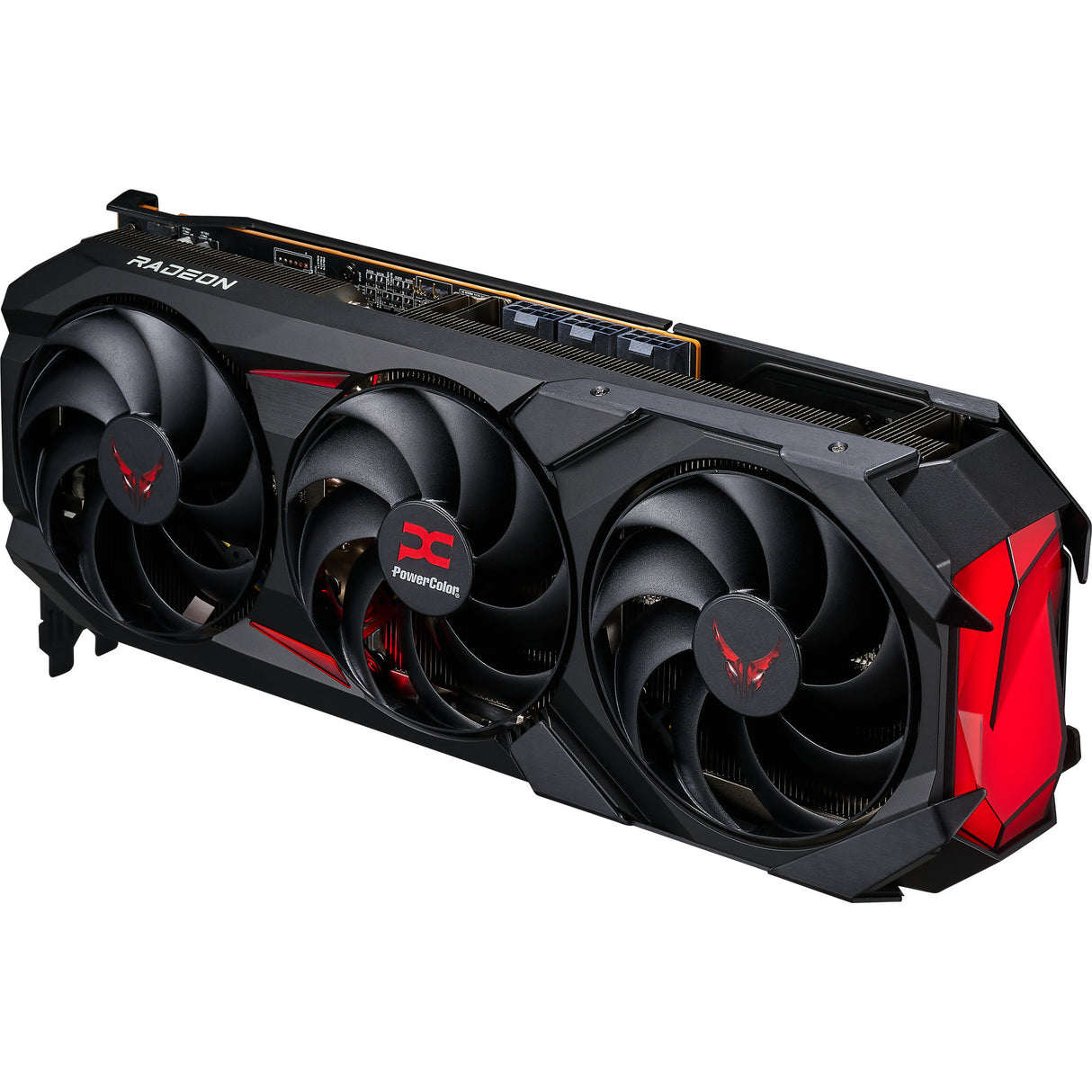Powercolor Radeon RX 9070 XT Red Devil 16GB OC Backplate Special Edition grafikkort (sort, RDNA4, GDDR6, 3x skærmport, 1x HDMI)