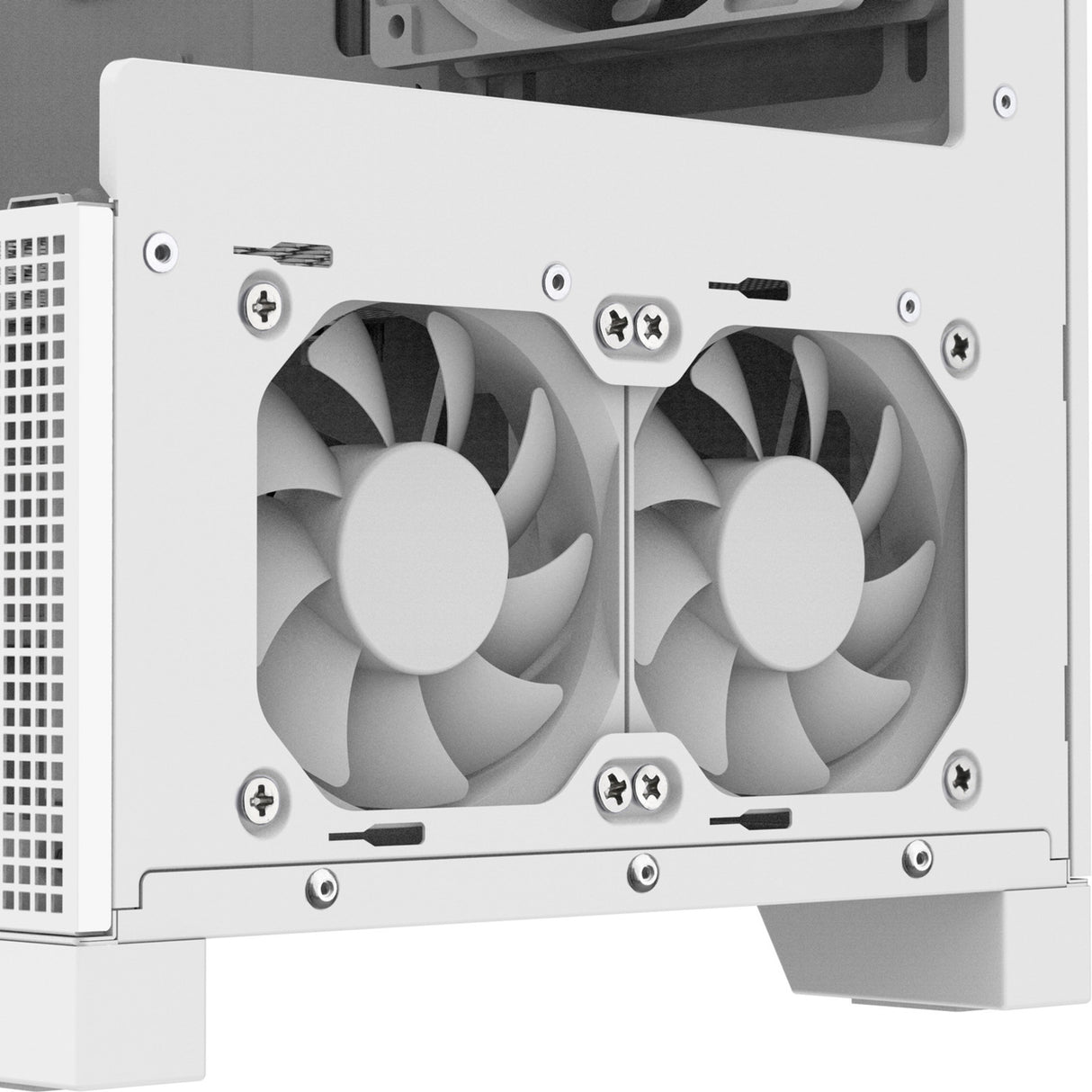 Silverstone lucid 05 mini tårnhus (hvid | 2x USB-A | 1x USB-C | RGB | hærdet glas)
