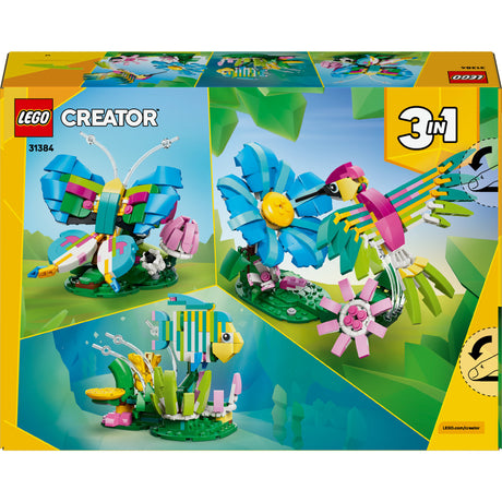 Lego ® creator 3i1 vilde dyr: farverig kolibri - 31384