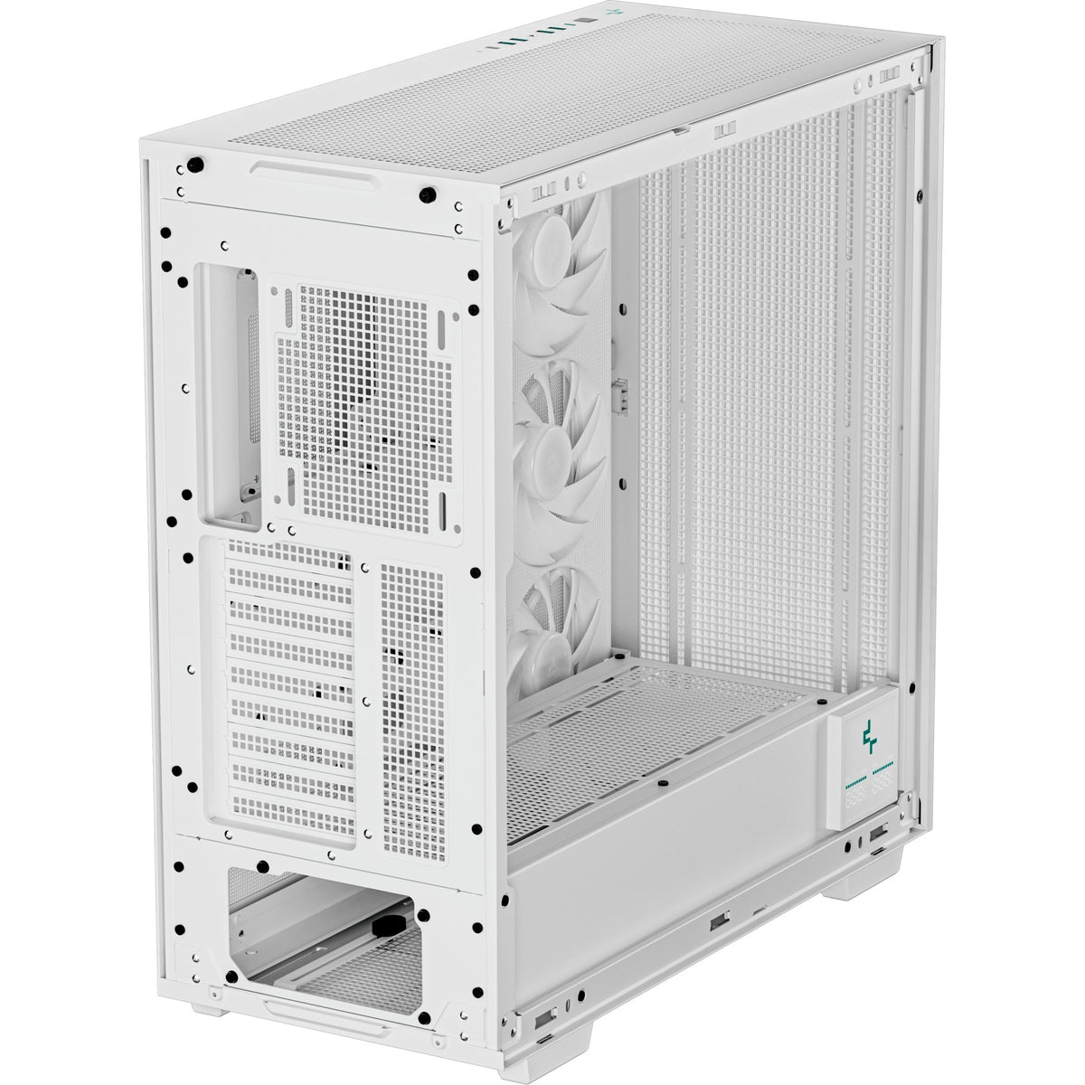 Deepcool morpheus midi tårnhus (hvid | 4x USB-A | 1x USB-C | RGB | hærdet glas)