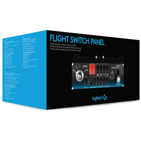 Logitech G Saitek Pro Flight Switch Panel Instrumentpanel (sort, pc)