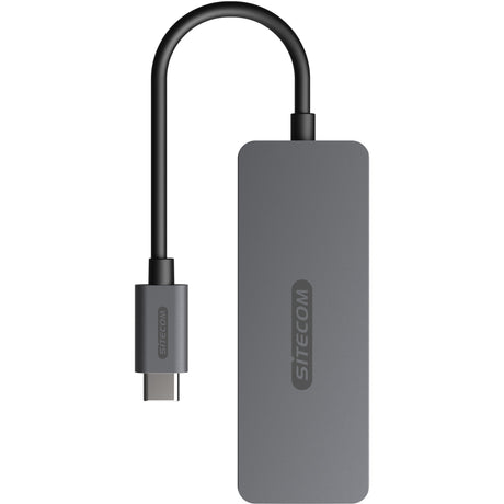 Sitecom USB-C til 2x USB-A + 2x USB-C USB-hub (grå)