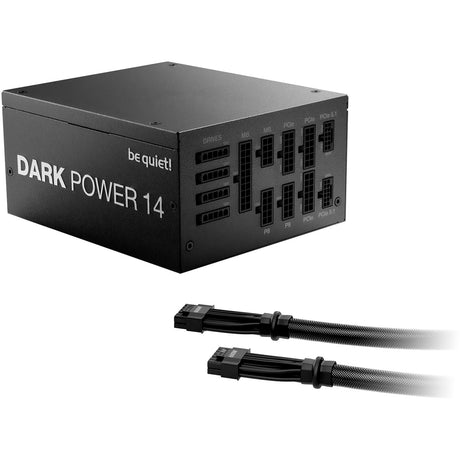 Vær stille! dark power 14 modulær 1200 watt strømforsyning (sort, 2x 12v-2x6, 4x pcie)