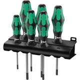 Wera 367 6 skruetrækkersæt kraftform plus (sort grøn, 6-delt)