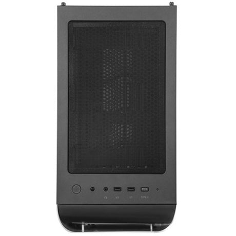 Silverstone Seta A1 Midi Tower-hus (sort titanium | 2x USB-A | 1x USB-C | RGB | hærdet glas)