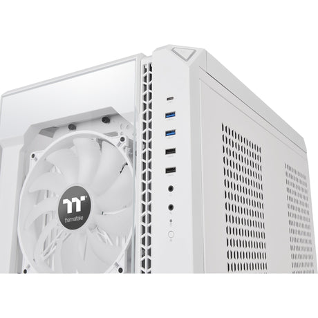 Thermaltake view 51 tg sne argb edition midi tårnhus (hvid | 4x USB-A | 1x USB-C | RGB | vindue)