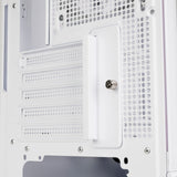 Silverstone lucid 04 mini tårnhus (hvid | 2x USB-A | 1x USB-C | RGB | hærdet glas)