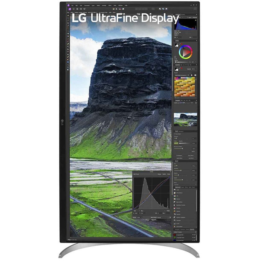 LG Ultrafine 32UQ850V-W 31,5 4K UHD-skærm (hvid, 2x HDMI, skærmport, 2x USB-A, USB-B, USB-C)
