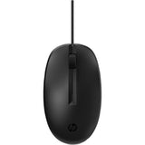 Hp 128 lasermus med kabel (sort, 1200 dpi)