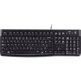 Logitech keyboard k120 til erhvervslivet (us-internationalt layout (qwerty), gummikuppel)