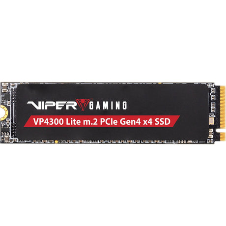 Patriot VP4300 Lite 1 TB SSD (sort, PCIe 4.0 x4, NVME 2.0, M.2 2280)