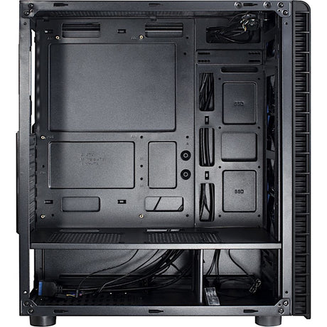 Inter-tech cxc2 midi tårnhus (sort | 3x usb-a | vindue)