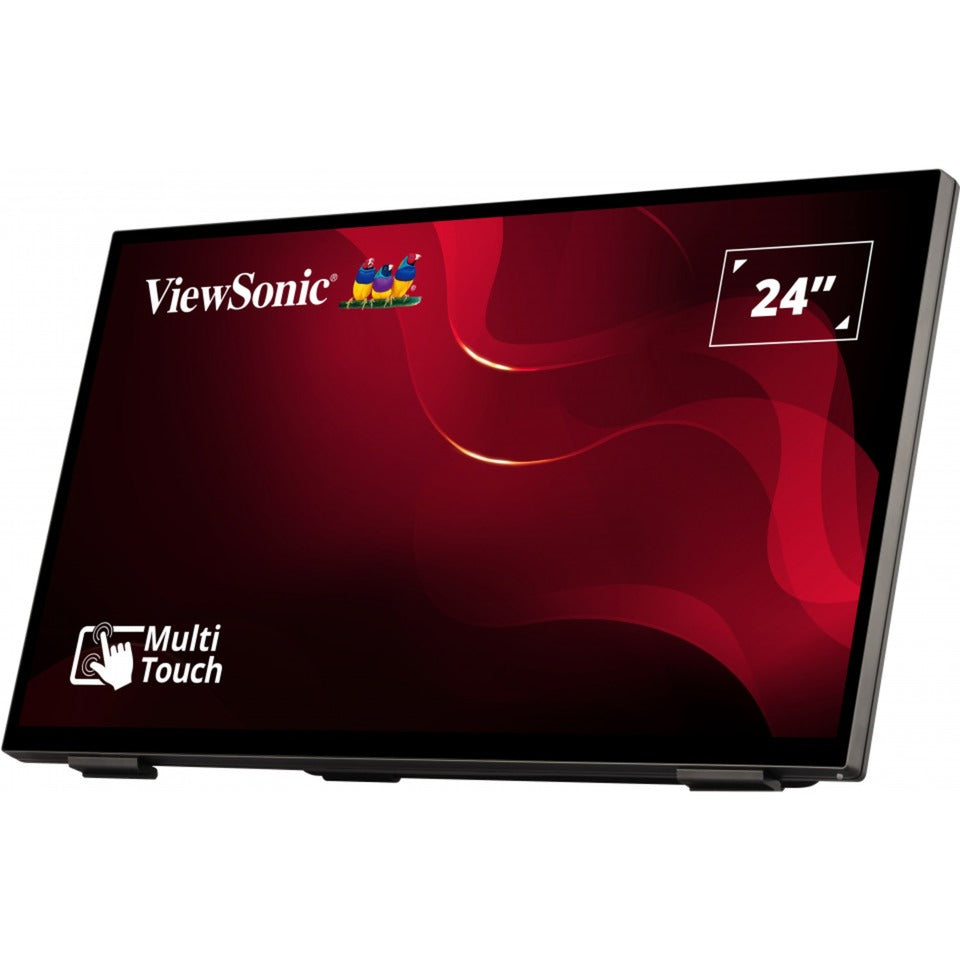 Viewsonic rammeløs berøringsskærm med 10-punkts PCAP 24 (sort, HDMI, DisplayPort, VGA)