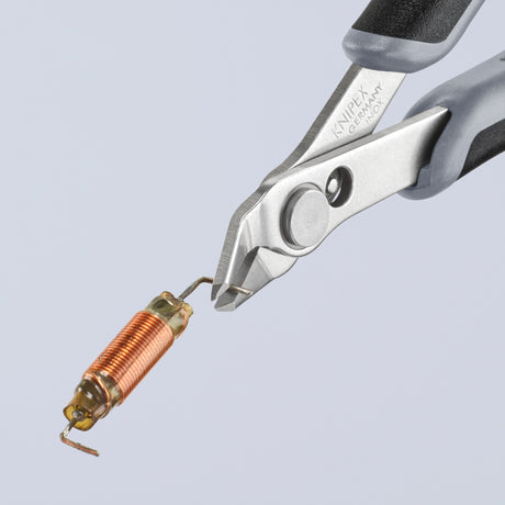 Knipex elektronisk super Knips ESD 78 13 125 ESD elektroniktang (grå)