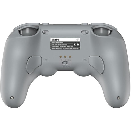 8bitdo pro 3 bluetooth gamepad (grå sort, switch 1 2, pc, android, 2,4 ghz bluetooth usb)