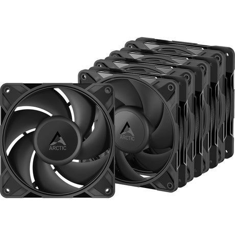 Arctic p12 pro pst case fans (sort, 5 stk, 120 x 120 x 25 mm, pwm)