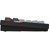 Montech mkey pro darkness rgb mekanisk tastatur (sort, us-layout (qwerty), gateron g pro brown, 75%, hot-swappable, rgb, double-shot pbt, usb-c | 2.4 ghz | bluetooth 5.2)