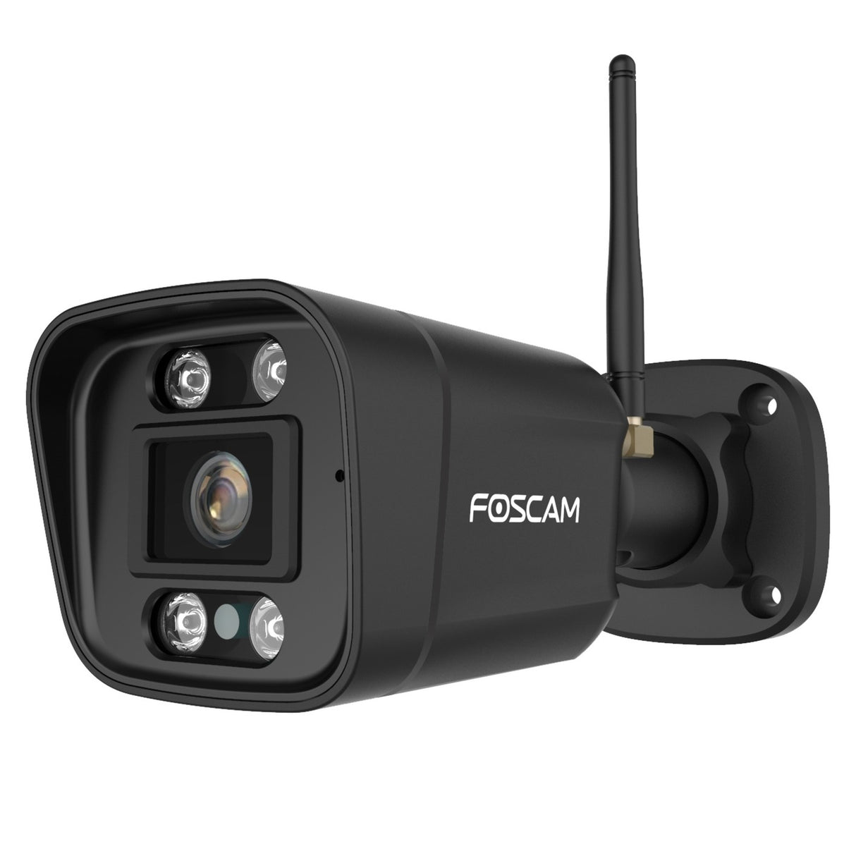 Foscam v8p, 4k 8mp dual-band wifi sikkerhedskamera (sort, med lyd- og lysalarm)