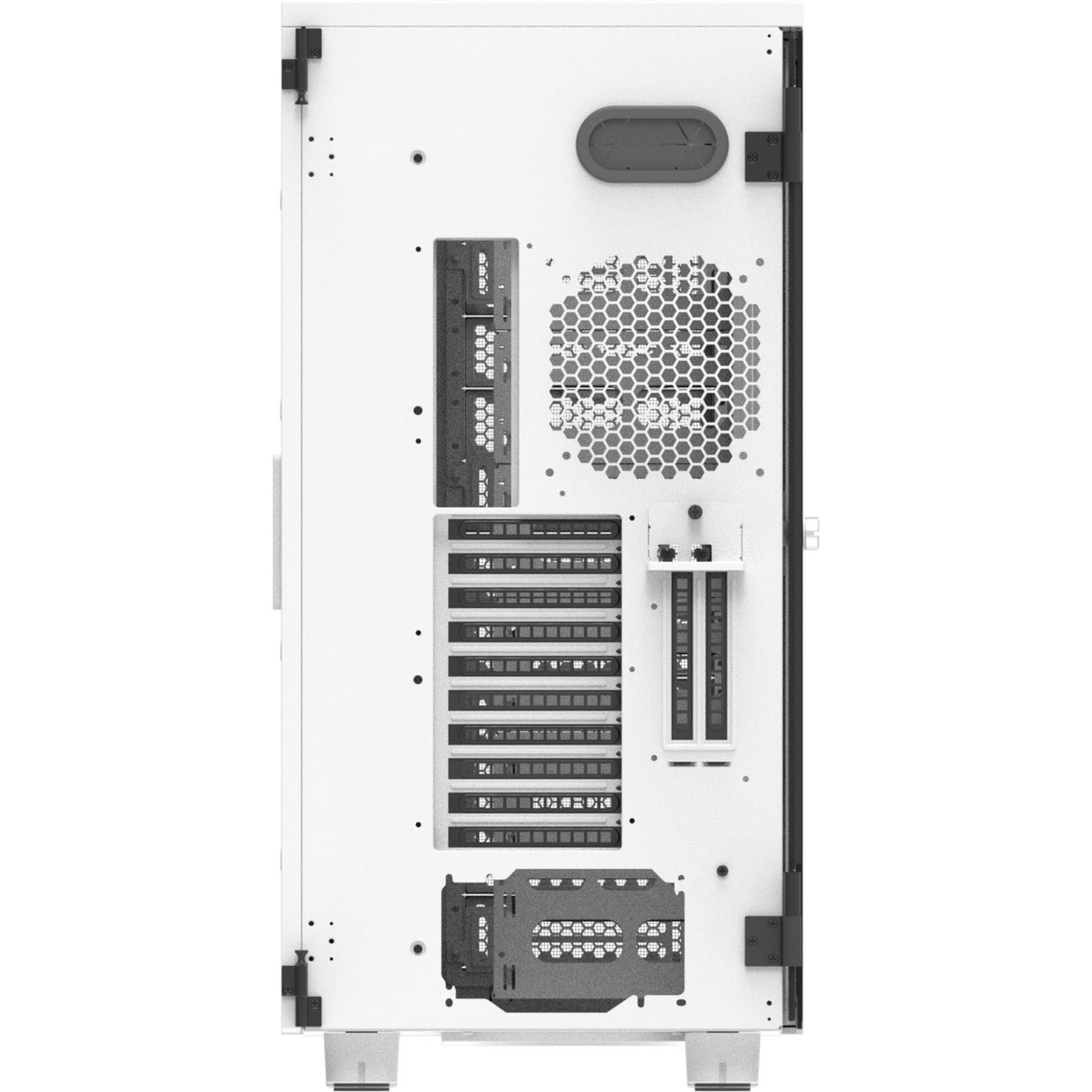 Thermaltake ax700 tg snestort tårnhus (hvidt | 4x USB-A | 1x USB-C | hærdet glas)