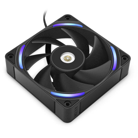 Nzxt f120x rgb kabinet blæser (sort, 120 x 120 x 30 mm, pwm)