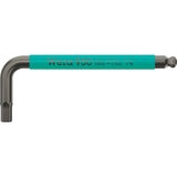 Wera 950 9 hex-plus flerfarvet imperial 3 L-nøglesæt, blacklaser (sort, 9-delt)
