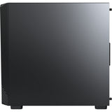 Montech x5m midi tårnhus (sort | 2x USB-A | 1x USB-C | RGB | hærdet glas)